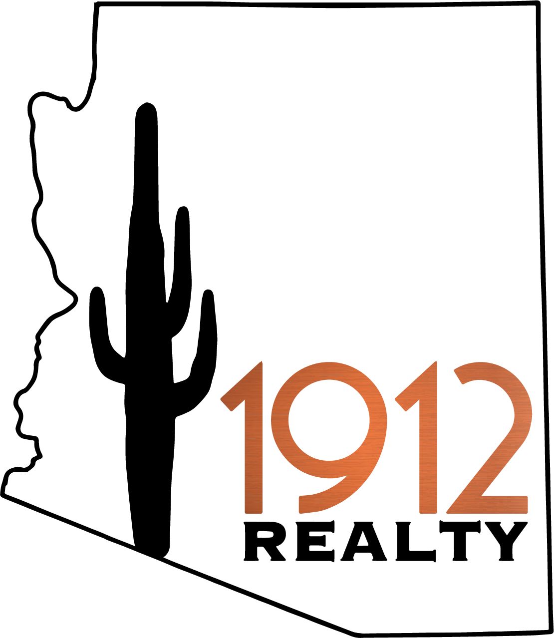 1912 Realty copper Arizona logo